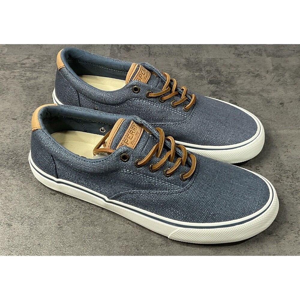 Sperry Stripper ll CVO Hemp Blue Men’s Sneaker Size10.5 W